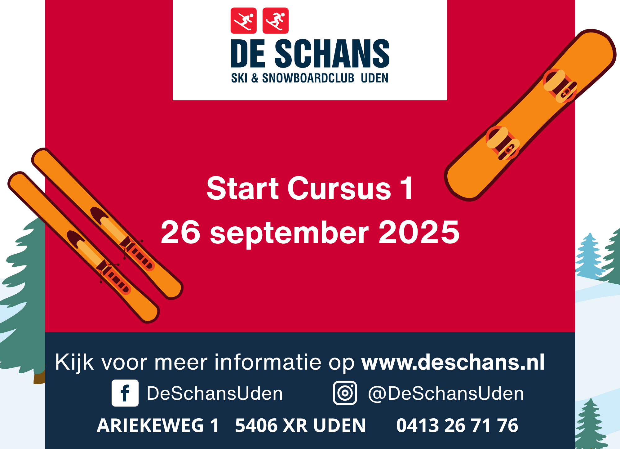 Start cursus 1: 26 september 2025