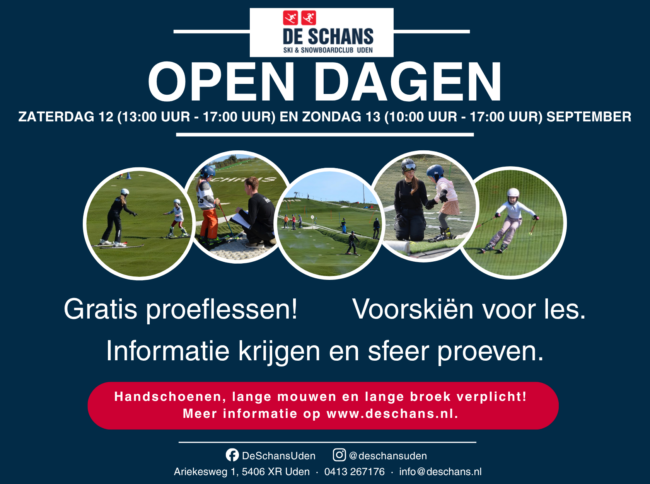 Poster Open Dagen 2025 (142.5 x 106 mm)